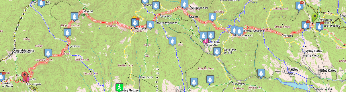 SNP trail, Stage 7 map